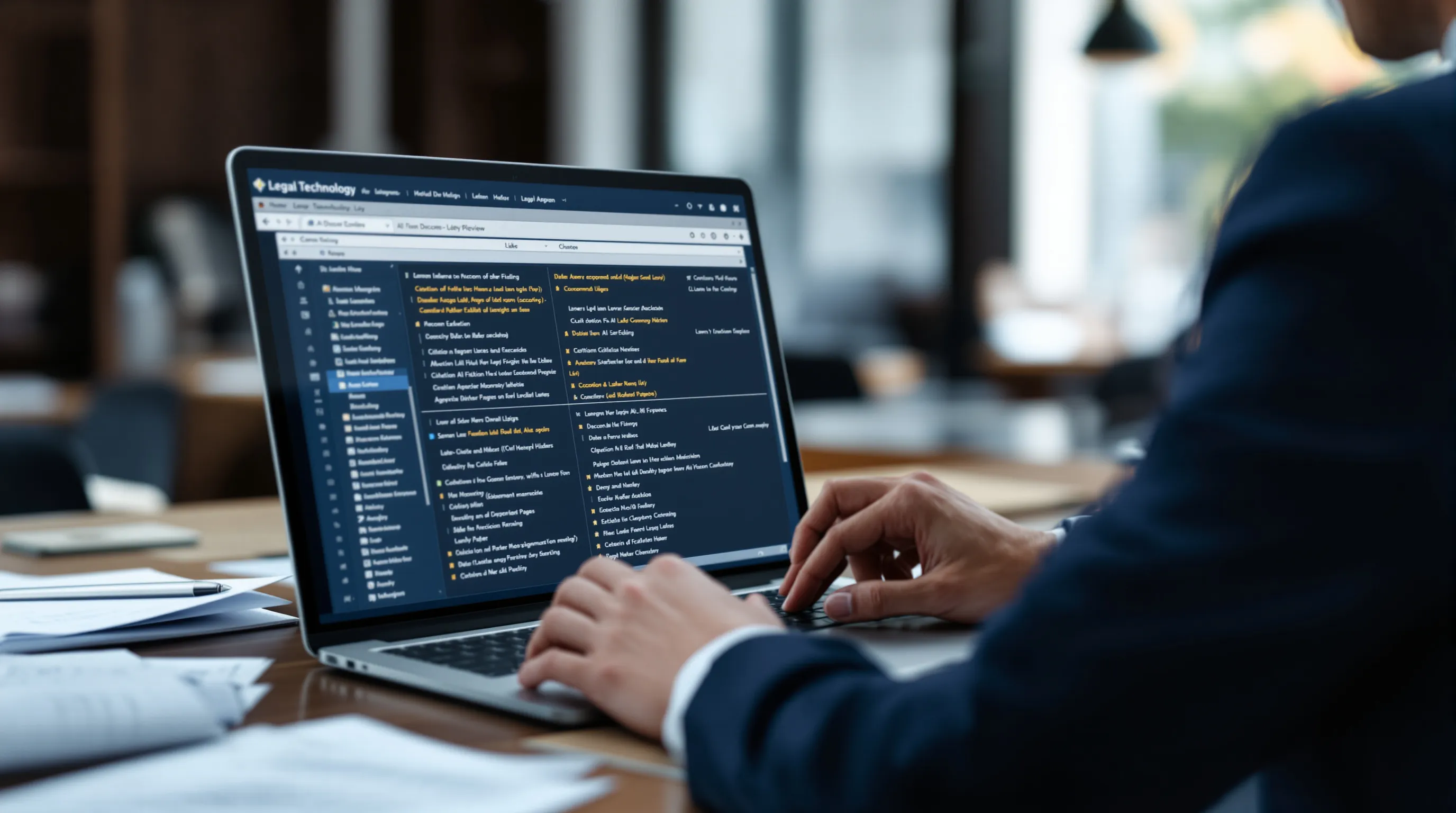 Digital audit trail showing AI document review with source-linked citations to specific exhibits
