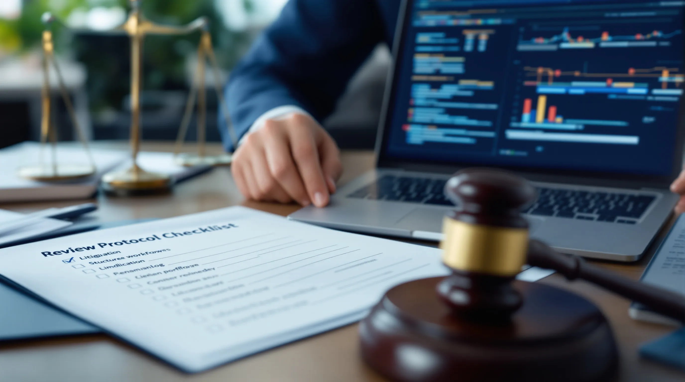 Attorney review protocol checklist and workflow documentation for AI-assisted e-discovery
